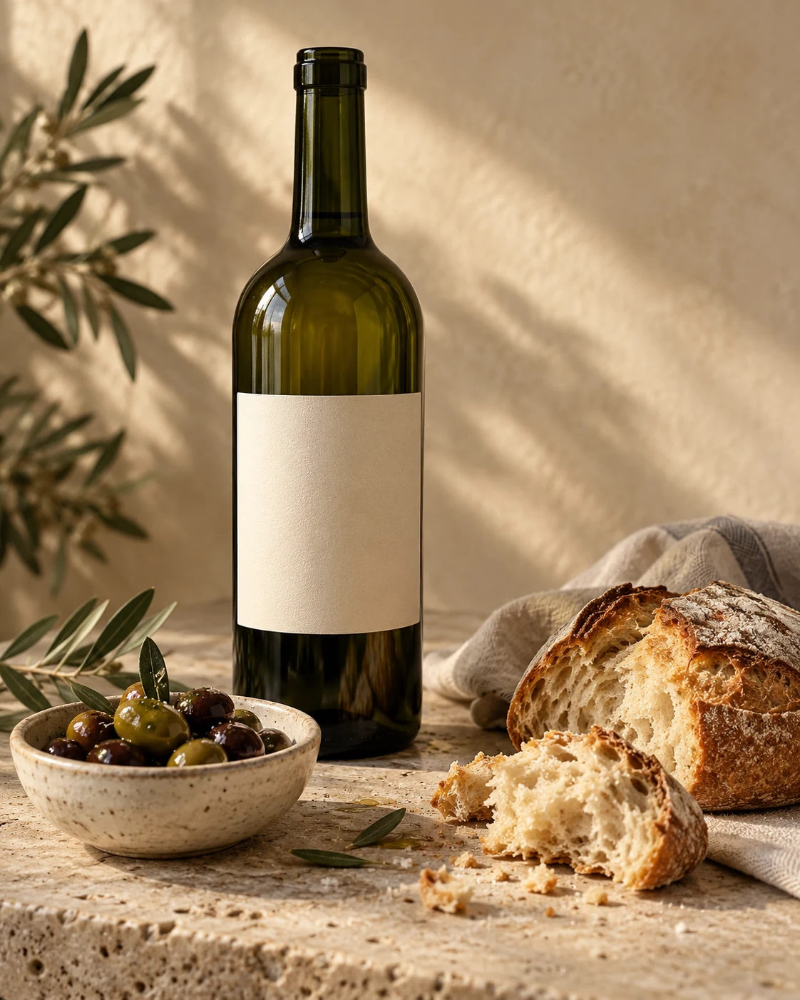 Vino y alimentos en una propuesta de catálogo gourmet